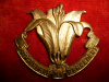 M140 - The Assiniboia Regiment (Saskatchewan) Muted Gilt Cap Badge  